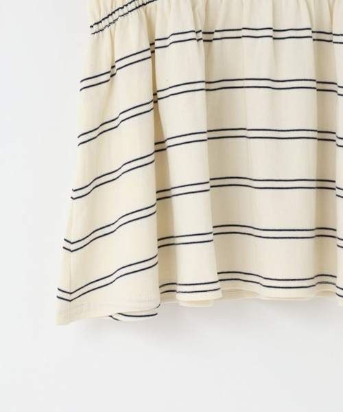 LOWRYS FARM(ローリーズファーム)の「ギャザーポロSS 794100(Tシャツ/カットソー・レディース・グレー/アイボリー・LONG/SHORT)」の8枚目の写真