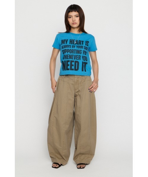 LAGUA GEM(ラグアジェム)の「BARREL LEG MILITARY パンツ(カーゴパンツ・レディース・ベージュ/カーキ/チャコールグレー・X-SMALL/SMALL/MEDIUM)」の19枚目の写真