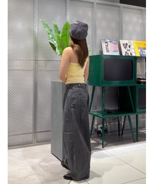 LAGUA GEM(ラグアジェム)の「BARREL LEG MILITARY パンツ(カーゴパンツ・レディース・ベージュ/カーキ/チャコールグレー・X-SMALL/SMALL/MEDIUM)」の17枚目の写真