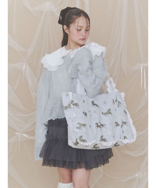 merry jenny(メリージェニー)の「dreamy horse bag(トートバッグ・レディース・グリーン/ピンク/ブルー・FREE)」の21枚目の写真