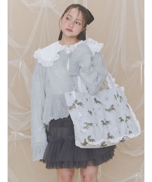 merry jenny(メリージェニー)の「dreamy horse bag(トートバッグ・レディース・グリーン/ピンク/ブルー・FREE)」の13枚目の写真