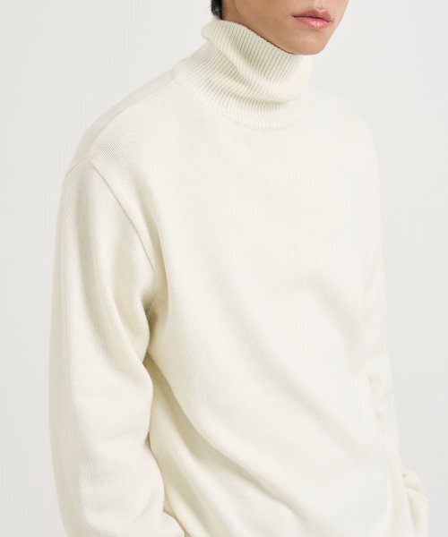 DRAW FIT（ドローフィット）の「タートルネックプルオーバーニットTシャツ[アイボリー]（ニット/セーター・メンズ・その他・LARGE/MEDIUM）」の3枚目の写真