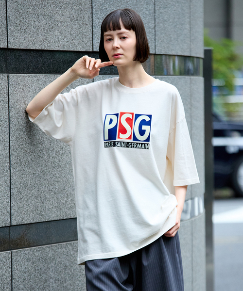 PARIS SAINT-GERMAIN(パリサンジェルマン)の「【Paris Saint-Germain 】 JP Classic Flock Logo Tee 1(Tシャツ/カットソー・メンズ・ホワイト/ブラック・X-LARGE/LARGE/MEDIUM)」の7枚目の写真