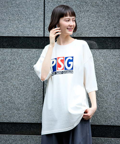 PARIS SAINT-GERMAIN(パリサンジェルマン)の「【Paris Saint-Germain 】 JP Classic Flock Logo Tee 1(Tシャツ/カットソー・メンズ・ホワイト/ブラック・X-LARGE/LARGE/MEDIUM)」の9枚目の写真