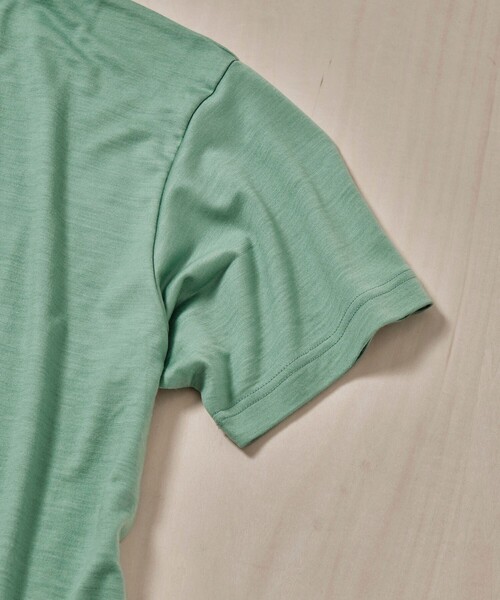 FUJI(フジ)の「【FUJI/フジ】WOOL S/S T-SHIRT(Tシャツ/カットソー・メンズ・ブラック/ブラウン/グリーン・4/5)」の10枚目の写真