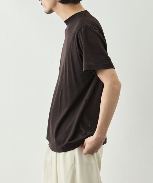 FUJI(フジ)の「【FUJI/フジ】WOOL S/S T-SHIRT(Tシャツ/カットソー・メンズ・ブラック/ブラウン/グリーン・4/5)」の12枚目の写真