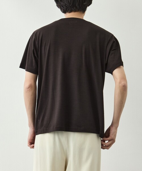 FUJI(フジ)の「【FUJI/フジ】WOOL S/S T-SHIRT(Tシャツ/カットソー・メンズ・ブラック/ブラウン/グリーン・4/5)」の13枚目の写真