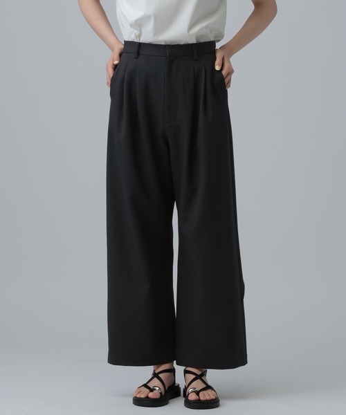 LEPSIM(レプシィム)の「2WAYラップパンツ 670531(その他パンツ・レディース・グレー/ブラック・LARGE/MEDIUM)」の1枚目の写真