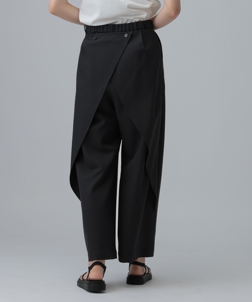LEPSIM(レプシィム)の「2WAYラップパンツ 670531(その他パンツ・レディース・グレー/ブラック・LARGE/MEDIUM)」の16枚目の写真