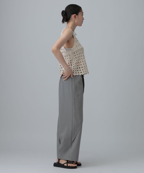 LEPSIM(レプシィム)の「2WAYラップパンツ 670531(その他パンツ・レディース・グレー/ブラック・LARGE/MEDIUM)」の20枚目の写真