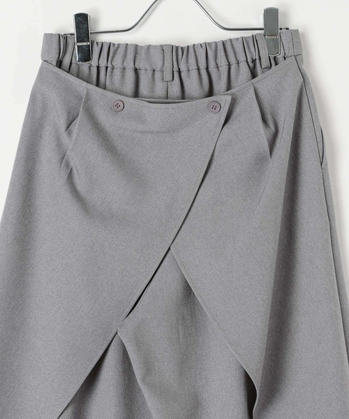 LEPSIM(レプシィム)の「2WAYラップパンツ 670531(その他パンツ・レディース・グレー/ブラック・LARGE/MEDIUM)」の5枚目の写真