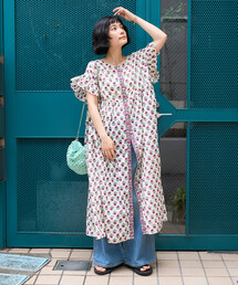 Sara mallika/Mirror Embroidery Dress（ワンピース）｜sara mallika
