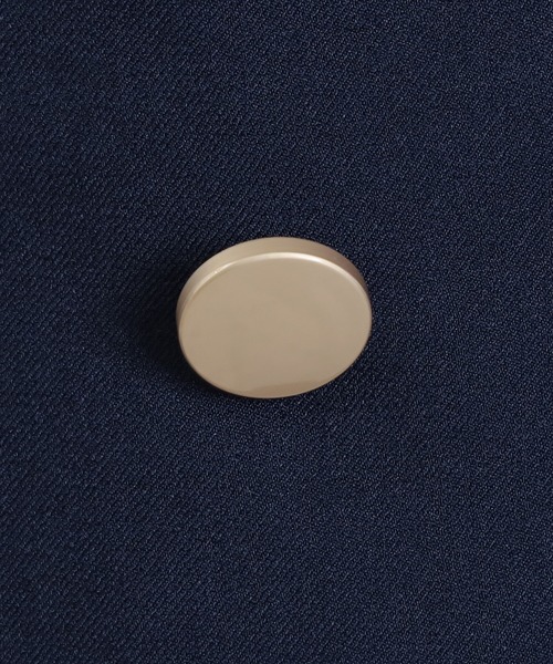 TRUDEA（トルディア）の「金釦ダブルブレストジャケット(リネンライク/ウォッシャブル)（テーラードジャケット・レディース・ネイビー・LARGE/MEDIUM/SMALL/X-LARGE）」の14枚目の写真