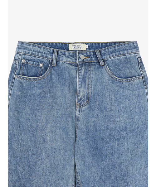 OWSA(オウサ)の「ストレートデニムパンツ - ブルー(デニムパンツ・メンズ・ブルー・MEDIUM/LARGE/X-LARGE/XX-LARGE)」の12枚目の写真