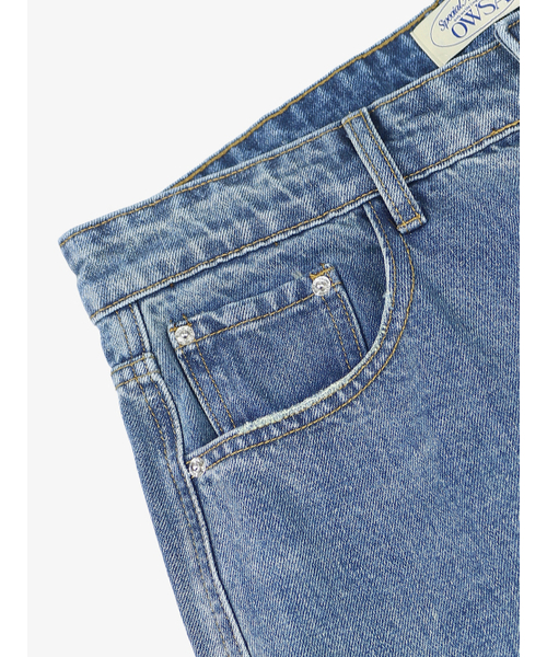 OWSA(オウサ)の「ストレートデニムパンツ - ブルー(デニムパンツ・メンズ・ブルー・MEDIUM/LARGE/X-LARGE/XX-LARGE)」の13枚目の写真