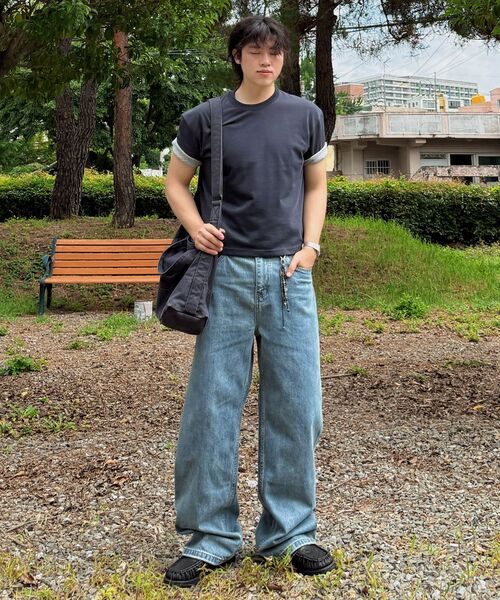OWSA(オウサ)の「ストレートデニムパンツ - ブルー(デニムパンツ・メンズ・ブルー・MEDIUM/LARGE/X-LARGE/XX-LARGE)」の17枚目の写真