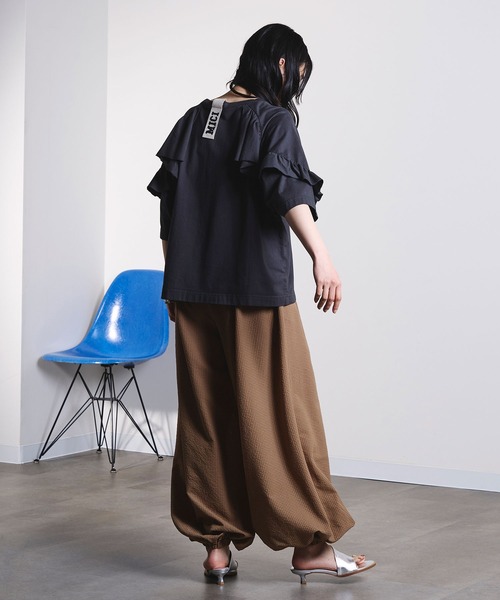 ROSE BUD（ローズバッド）の「mici/BALLOON PANTS（その他パンツ・レディース・ネイビー/ベージュ・ONE SIZE）」の7枚目の写真