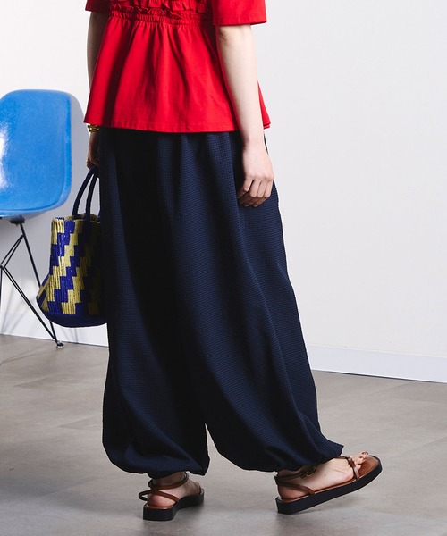 ROSE BUD（ローズバッド）の「mici/BALLOON PANTS（その他パンツ・レディース・ネイビー/ベージュ・ONE SIZE）」の16枚目の写真