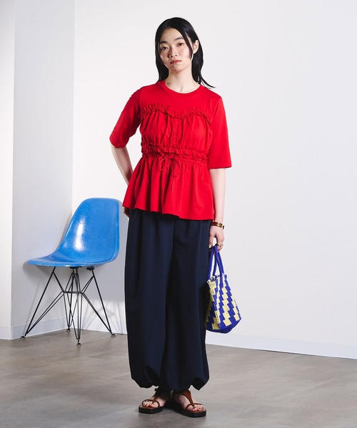 ROSE BUD（ローズバッド）の「mici/BALLOON PANTS（その他パンツ・レディース・ネイビー/ベージュ・ONE SIZE）」の15枚目の写真