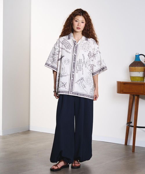 ROSE BUD(ローズバッド)の「mici/BALLOON PANTS(その他パンツ・レディース・ネイビー/ベージュ・ONE SIZE)」の19枚目の写真