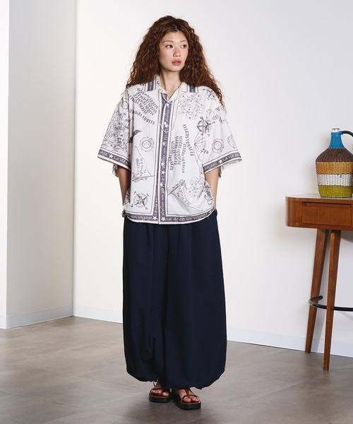 ROSE BUD(ローズバッド)の「mici/BALLOON PANTS(その他パンツ・レディース・ネイビー/ベージュ・ONE SIZE)」の20枚目の写真