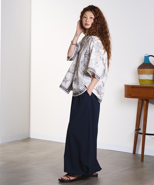 ROSE BUD(ローズバッド)の「mici/BALLOON PANTS(その他パンツ・レディース・ネイビー/ベージュ・ONE SIZE)」の21枚目の写真