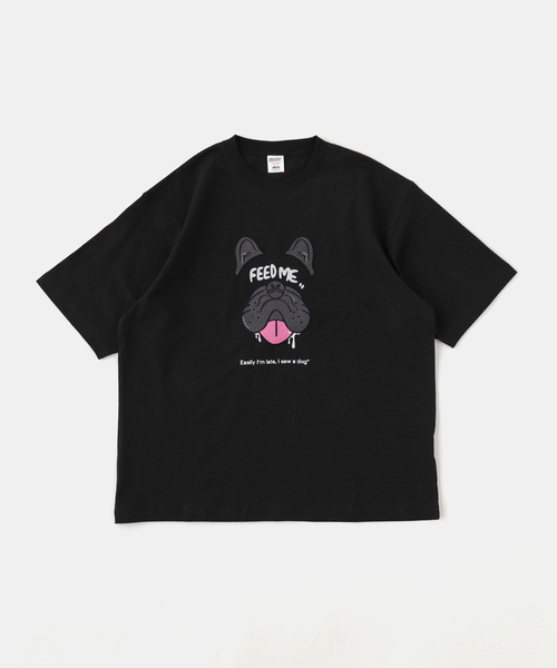 B.C STOCK(ベーセーストック)の「MICCHI フェイスドッグTEE(Tシャツ/カットソー・メンズ・ブラック/ホワイト/ベージュ・LARGE/MEDIUM)」の15枚目の写真