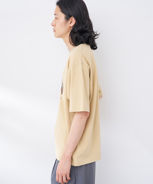 B.C STOCK(ベーセーストック)の「MICCHI フェイスドッグTEE(Tシャツ/カットソー・メンズ・ブラック/ホワイト/ベージュ・LARGE/MEDIUM)」の16枚目の写真