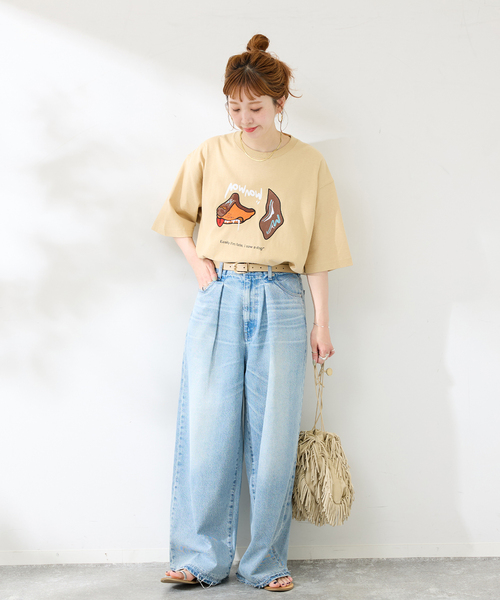 B.C STOCK(ベーセーストック)の「MICCHI フェイスドッグTEE(Tシャツ/カットソー・メンズ・ブラック/ホワイト/ベージュ・LARGE/MEDIUM)」の15枚目の写真