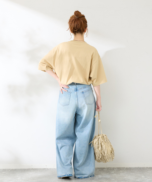B.C STOCK(ベーセーストック)の「MICCHI フェイスドッグTEE(Tシャツ/カットソー・メンズ・ブラック/ホワイト/ベージュ・LARGE/MEDIUM)」の13枚目の写真