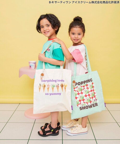 BREEZE(ブリーズ)の「サーティワン トートBAG(トートバッグ・レディース・キナリ/ミント・FREE)」の3枚目の写真