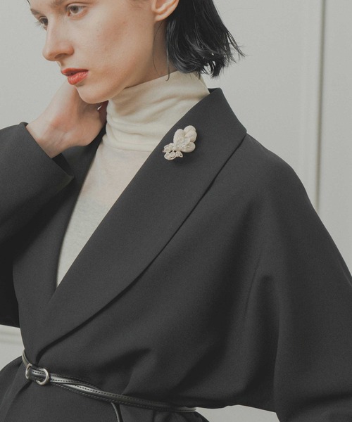 WHYTO.(ホワイト)の「「WHYTO. / ホワイト」dolman sleeve tailored jacket(その他アウター・レディース・杢グレー/チャコールグレー/ブラック・36/38)」の6枚目の写真