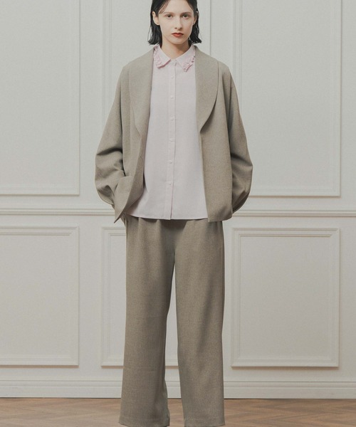 WHYTO.(ホワイト)の「「WHYTO. / ホワイト」dolman sleeve tailored jacket(その他アウター・レディース・杢グレー/チャコールグレー/ブラック・36/38)」の13枚目の写真