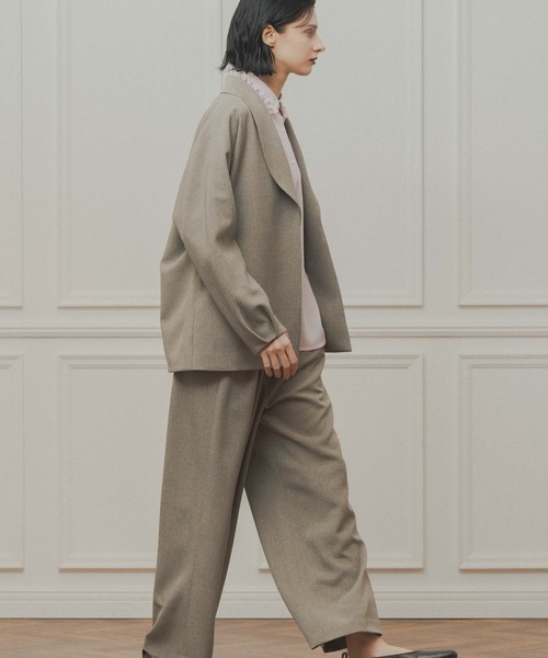 WHYTO.(ホワイト)の「「WHYTO. / ホワイト」dolman sleeve tailored jacket(その他アウター・レディース・杢グレー/チャコールグレー/ブラック・36/38)」の15枚目の写真