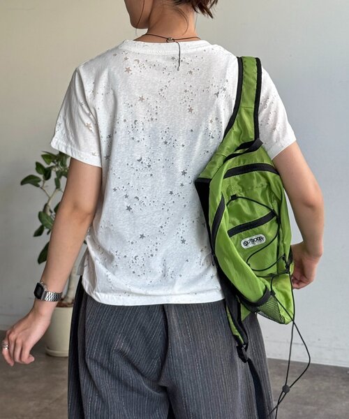 CPCM(シーピーシーエム)の「星柄スラブシアーT(Tシャツ/カットソー・レディース・ホワイト/イエロー/グレー・FREE)」の15枚目の写真