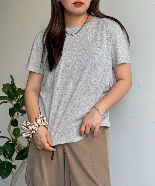 CPCM(シーピーシーエム)の「星柄スラブシアーT(Tシャツ/カットソー・レディース・ホワイト/イエロー/グレー・FREE)」の21枚目の写真