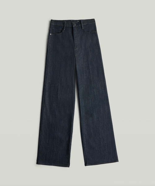G-STAR（ジースター）の「Deck 2.0 High Loose Jeans/ハイウエストワイドルーズジーンズ/L28（デニムパンツ・レディース・ダークインディゴブルー・27inch/26inch/25inch/24inch）」の4枚目の写真