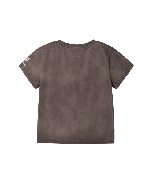 PHYPS MOTORCYCLE(フィップスモーターサイクル)の「Womens Vintage Ride Washed Crop Tee Brown(Tシャツ/カットソー・レディース・その他・SMALL/MEDIUM)」の2枚目の写真