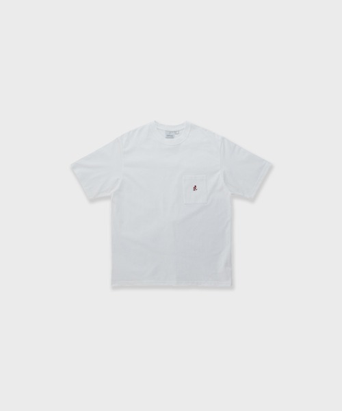 Gramicci(グラミチ)の「Gramicci ONE POINT TEE / G304-OGJ 秋服 冬服(Tシャツ/カットソー・メンズ・ホワイト/ブラック・M/S/XL/L)」の1枚目の写真