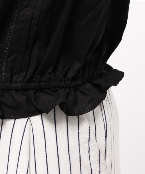 earth music&ecology（アースミュージックアンドエコロジー）の「【2016Summer】フロント刺繍ブラウス（シャツ/ブラウス・レディース・オフホワイト/ブラック/ベージュ・FREE）」の9枚目の写真