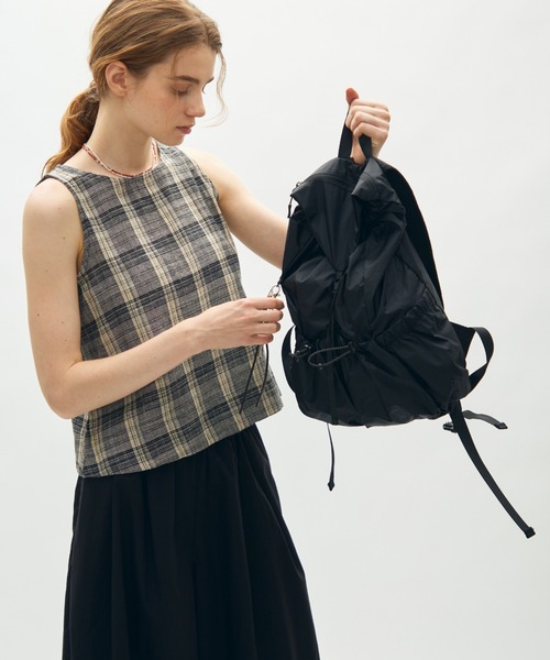 full/fill.(フルフィル)の「compact mini backpack / コンパクトミニバックパック(バックパック/リュック・レディース・グレー/ブラック・FREE)」の13枚目の写真
