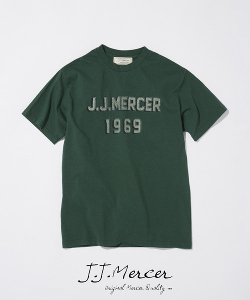 JOURNAL STANDARD(ジャーナルスタンダード)の「J.J.MERSER / ジェイジェイマーサー プリント Tシャツ(Tシャツ/カットソー・メンズ・ライトブルー/ブラック系その他/ライトグリーン・LARGE/MEDIUM)」の2枚目の写真