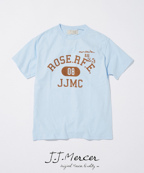 JOURNAL STANDARD(ジャーナルスタンダード)の「J.J.MERSER / ジェイジェイマーサー プリント Tシャツ(Tシャツ/カットソー・メンズ・ライトブルー/ブラック系その他/ライトグリーン・LARGE/MEDIUM)」の3枚目の写真