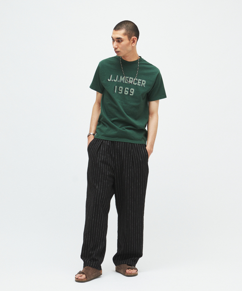 JOURNAL STANDARD(ジャーナルスタンダード)の「J.J.MERSER / ジェイジェイマーサー プリント Tシャツ(Tシャツ/カットソー・メンズ・ライトブルー/ブラック系その他/ライトグリーン・LARGE/MEDIUM)」の19枚目の写真