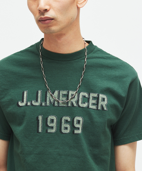 JOURNAL STANDARD(ジャーナルスタンダード)の「J.J.MERSER / ジェイジェイマーサー プリント Tシャツ(Tシャツ/カットソー・メンズ・ライトブルー/ブラック系その他/ライトグリーン・LARGE/MEDIUM)」の5枚目の写真