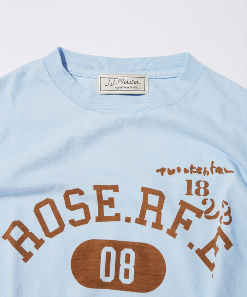 JOURNAL STANDARD(ジャーナルスタンダード)の「J.J.MERSER / ジェイジェイマーサー プリント Tシャツ(Tシャツ/カットソー・メンズ・ライトブルー/ブラック系その他/ライトグリーン・LARGE/MEDIUM)」の6枚目の写真