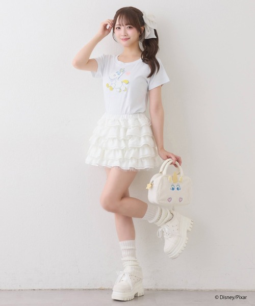 one after another NICE CLAUP(ワンアフターアナザーナイスクラップ)の「【SMサイズ展開】フリフリミニスカート(スカート・レディース・ブラック/オフホワイト/ブラウン系その他・SMALL/MEDIUM)」の15枚目の写真