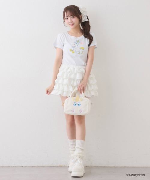 one after another NICE CLAUP(ワンアフターアナザーナイスクラップ)の「【SMサイズ展開】フリフリミニスカート(スカート・レディース・ブラック/オフホワイト/ブラウン系その他・SMALL/MEDIUM)」の16枚目の写真