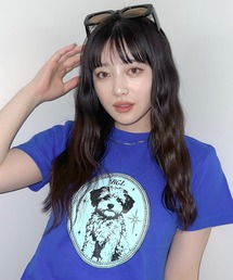 【ZOZO限定!】DOG GRAPHIC TEE / 犬柄 / トイプードル / プリント / 韓国ストリート 半袖Tシャツ