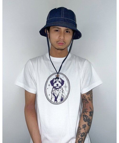 BGL(ビージーエル)の「【ZOZO限定!】DOG GRAPHIC TEE / 犬柄 / トイプードル / プリント / 韓国ストリート 半袖Tシャツ(Tシャツ/カットソー・レディース・ブルー/ホワイト/ブラック/レッド・XS/M/S)」の8枚目の写真